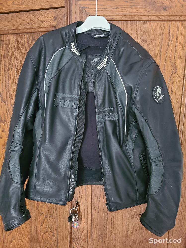 Moto route - Blouson cuir moto furygan  - photo 3