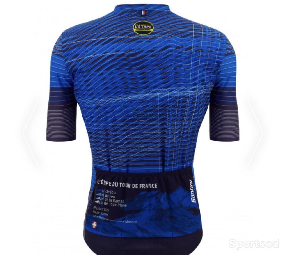 Vélo route - Maillot cycliste Santini M Étape du tour 2023 - photo 3