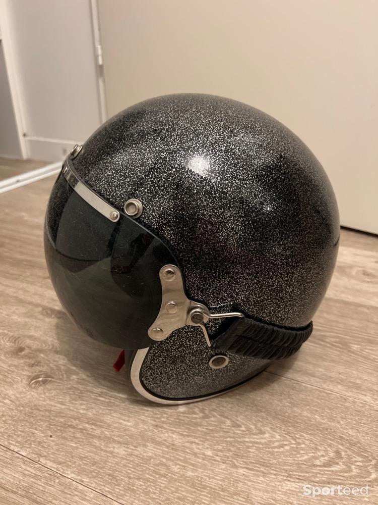 Moto route - Casque + visière fumée  - photo 1