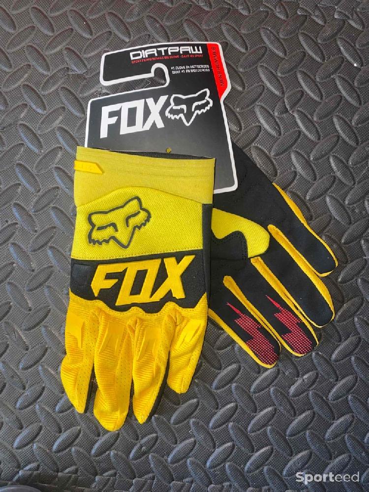 Moto cross -  Paire de gants motif pour moto motocross vélo dh quad - photo 1