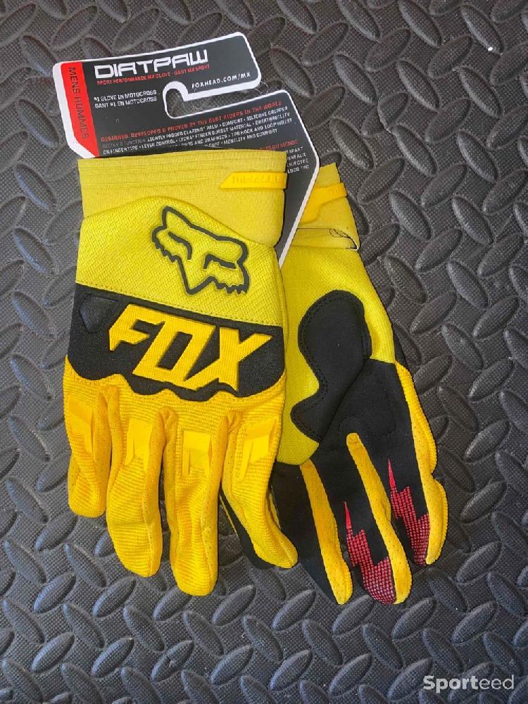 Moto cross -  Paire de gants motif pour moto motocross vélo dh quad - photo 2