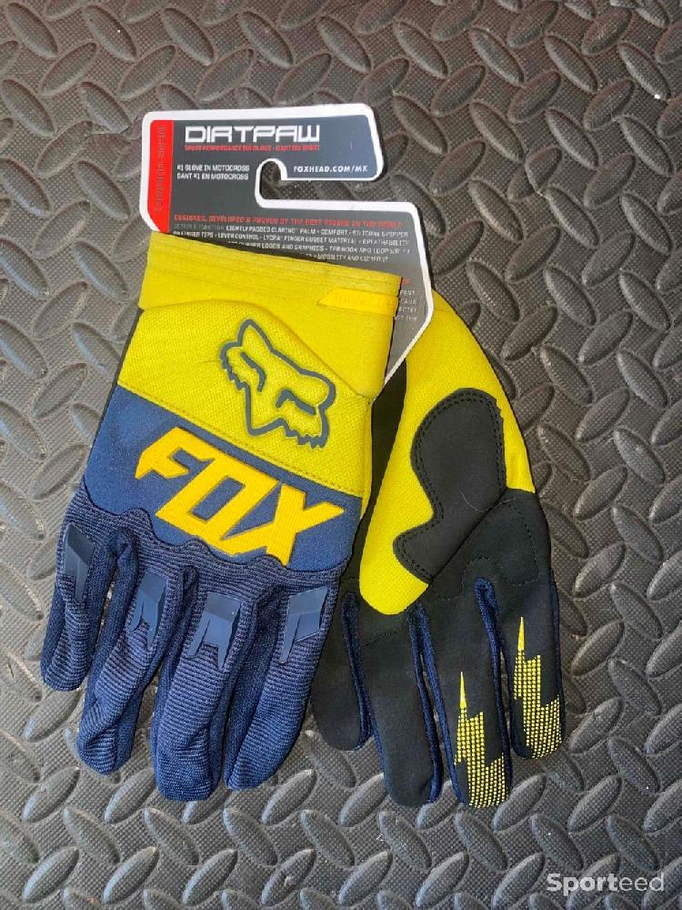 Moto cross - PAIRE DE GANTS FOX  - photo 1