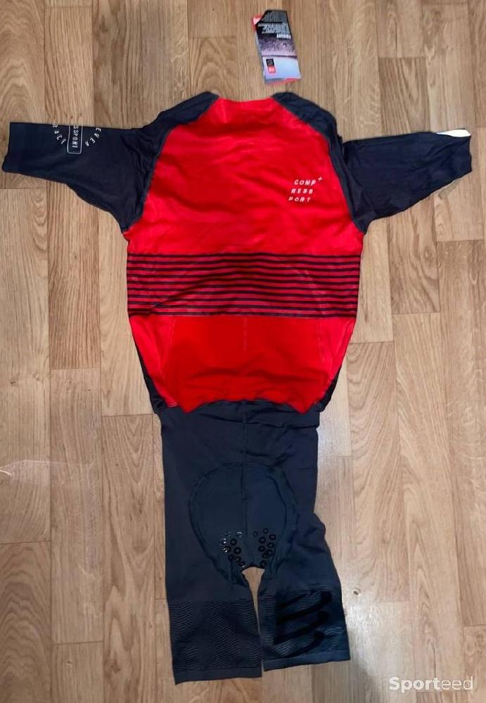 Triathlon - aero ss trisuit w black/red - photo 3