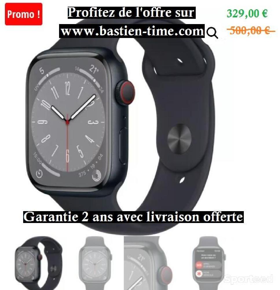 Accessoires électroniques - Montre connectée Apple watch 45MM Alu/Minuit Series 8 Cellular - photo 1