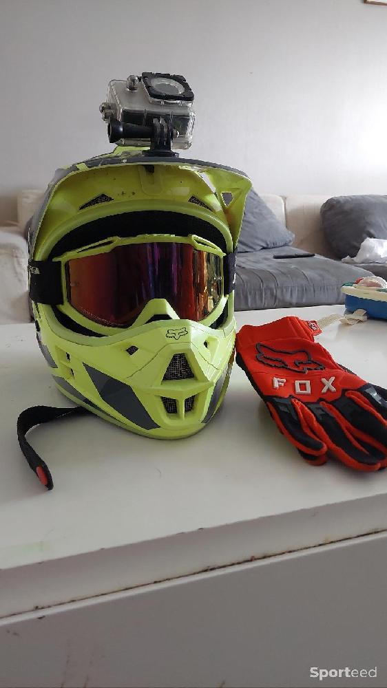 Moto cross - Casque fox + camera - photo 1