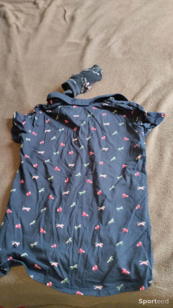 Equitation - T shirt (polo) et chaussettes  - photo 3