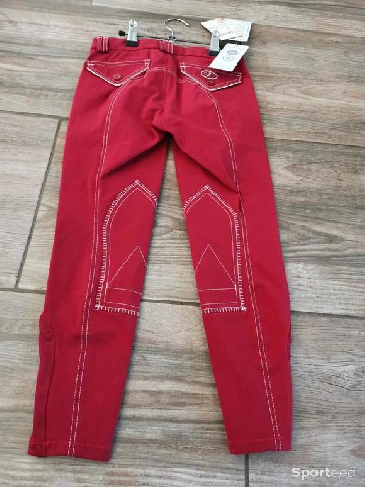 Equitation - Pantalon d'équitation rouge Komutekir 16 ans - photo 2