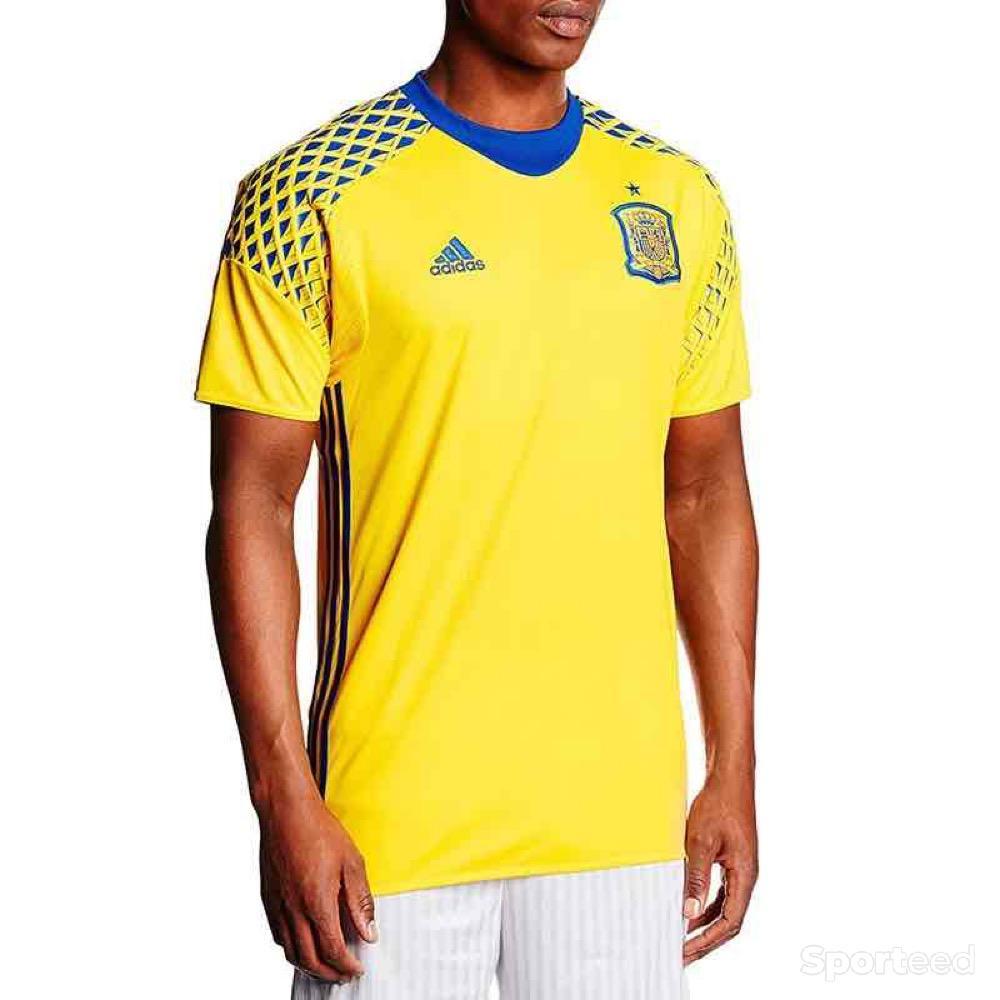 Football - Maillot Adidas Espagne Jaune Bleu - photo 1