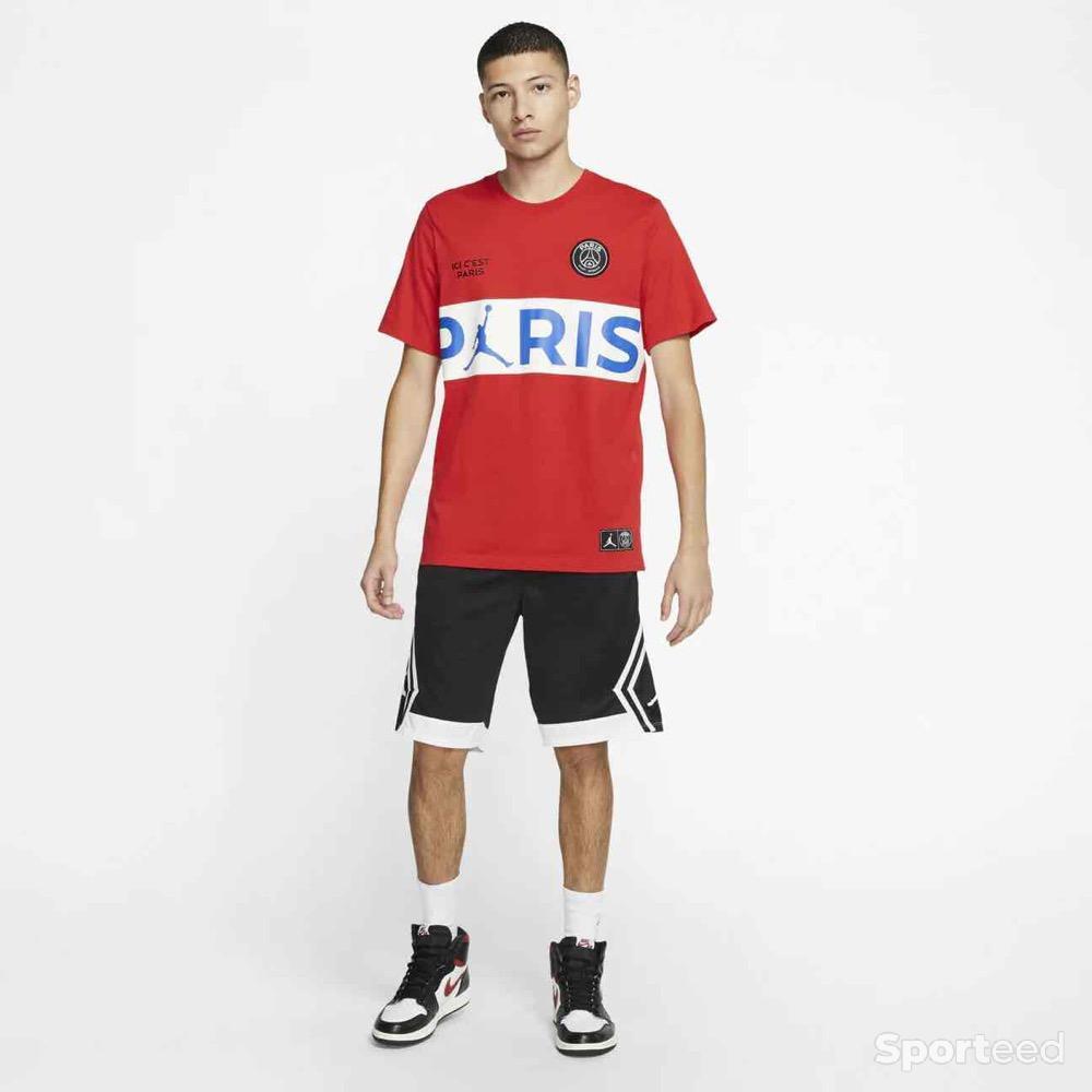 Sportswear - T-shirt Jordan Paris Saint Germain Rouge - photo 3