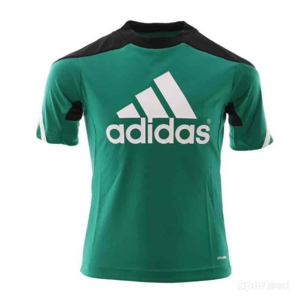 Football - Maillot Adidas Vert/Noir Garçon - photo 1