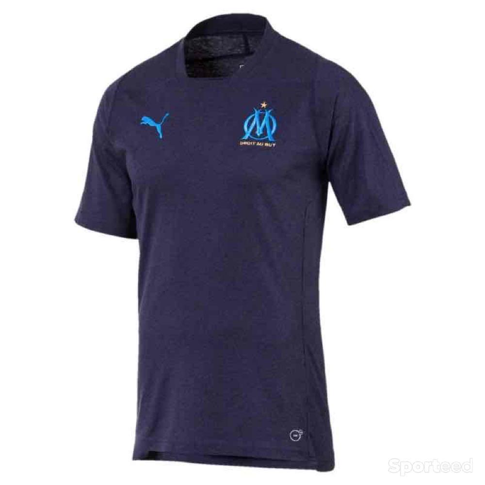 Football - T-shirt Puma Olympique de Marseille Bleu Marine Homme - photo 1