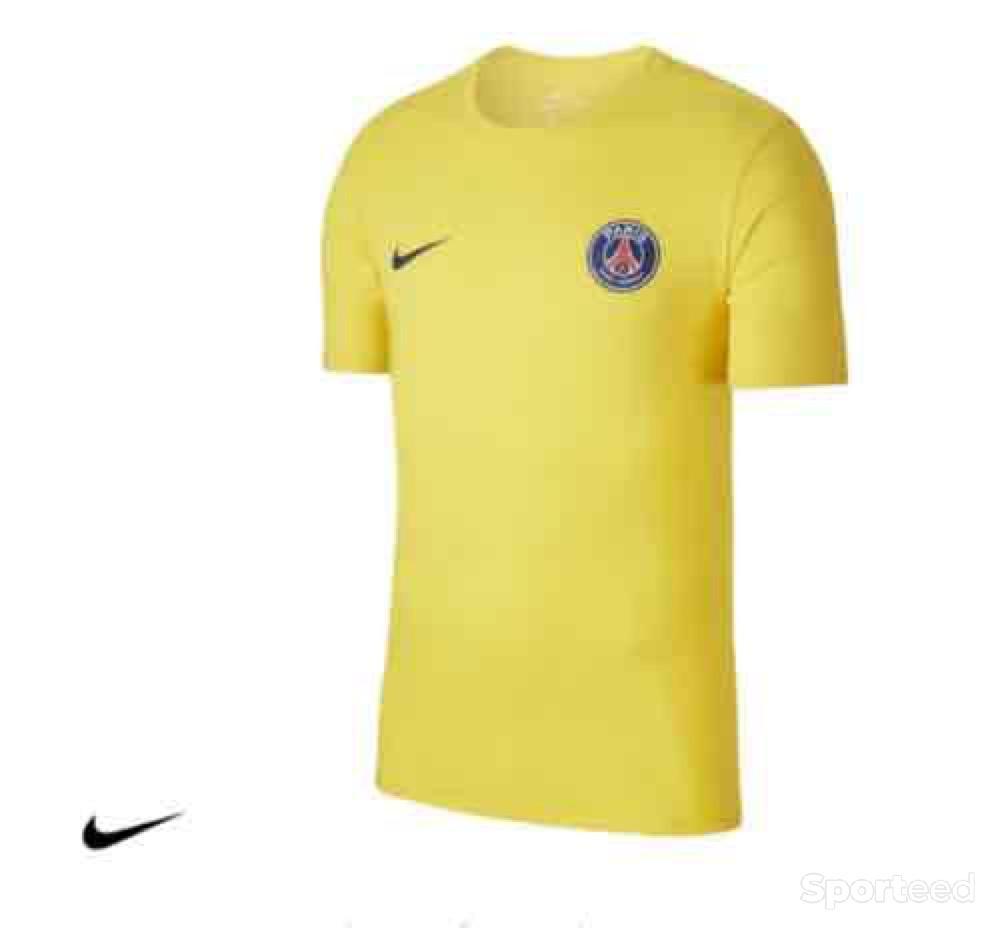 Football - T-shirt Nike Paris Saint Germain Jaune PSG Homme - photo 3