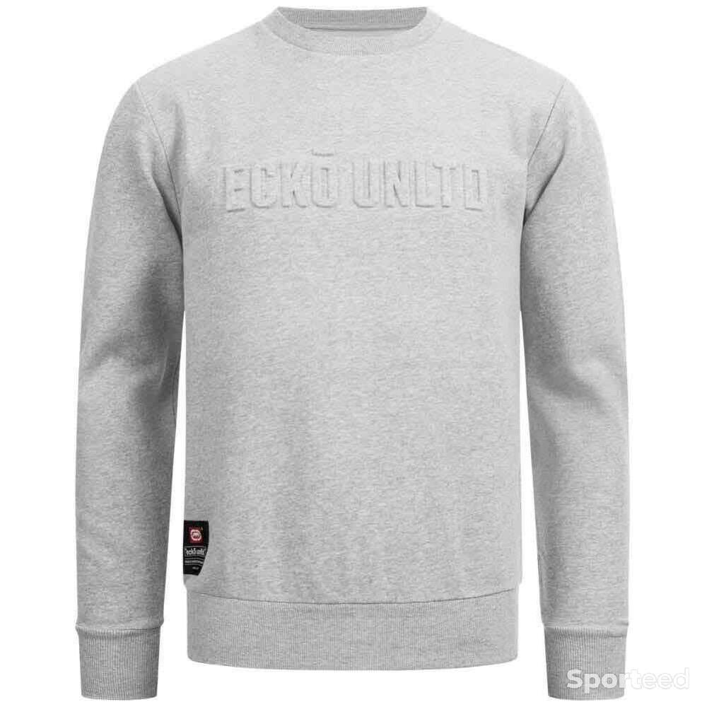 Skateboard / Longboard - Sweat Ecko Unltd Gris Homme - photo 1