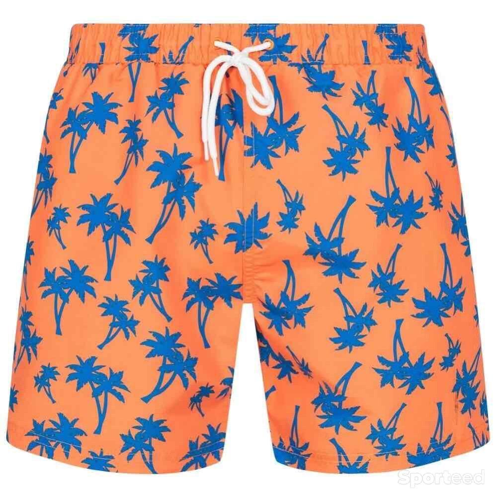 Surf - Short de Plage Henleys Palmier Orange - photo 1