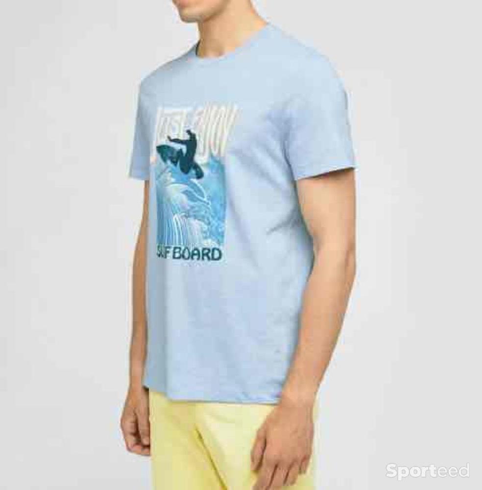 Sportswear - T-shirt Surf Homme Bleu - photo 3