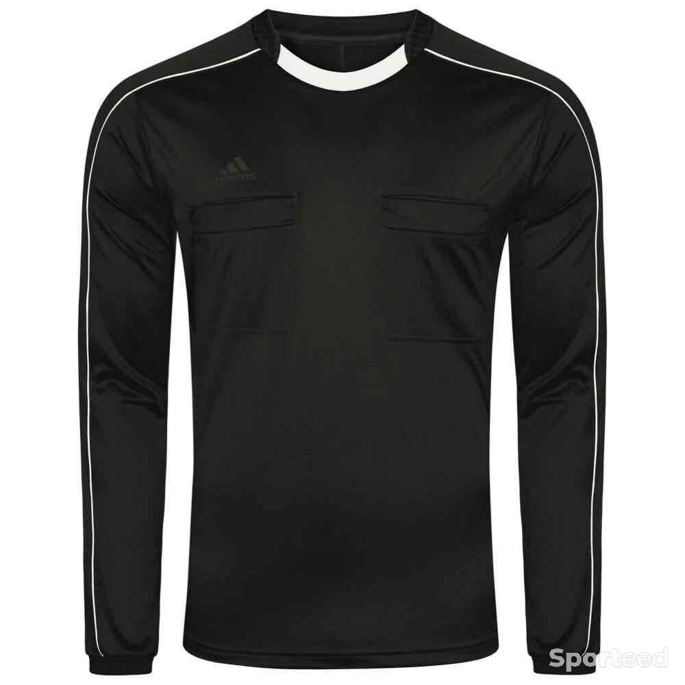 Football - Maillot Arbitre Adidas Manches Longues Noir Homme - photo 1