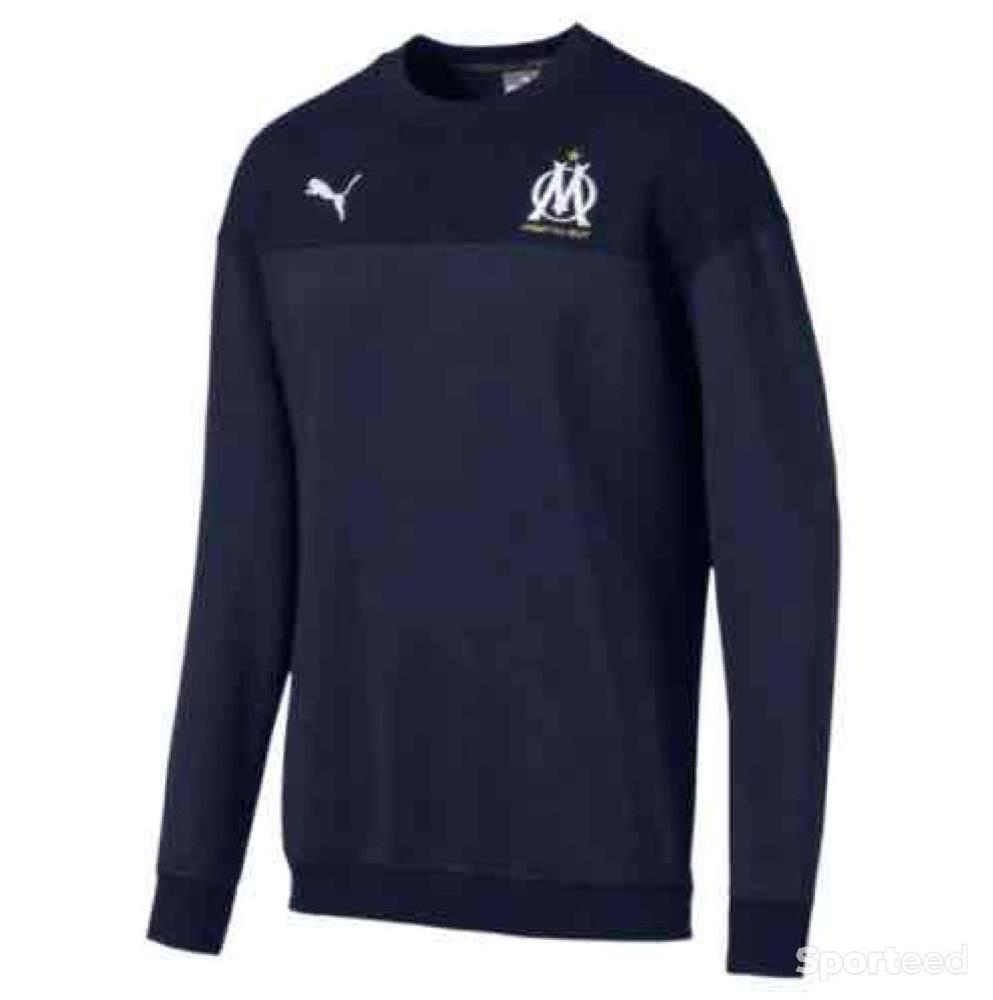 Football - Sweat Football Puma Olympique de Marseille Homme Bleu Marine - photo 1