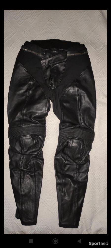 Moto route - Pantalon moto cuir femme revit - photo 1