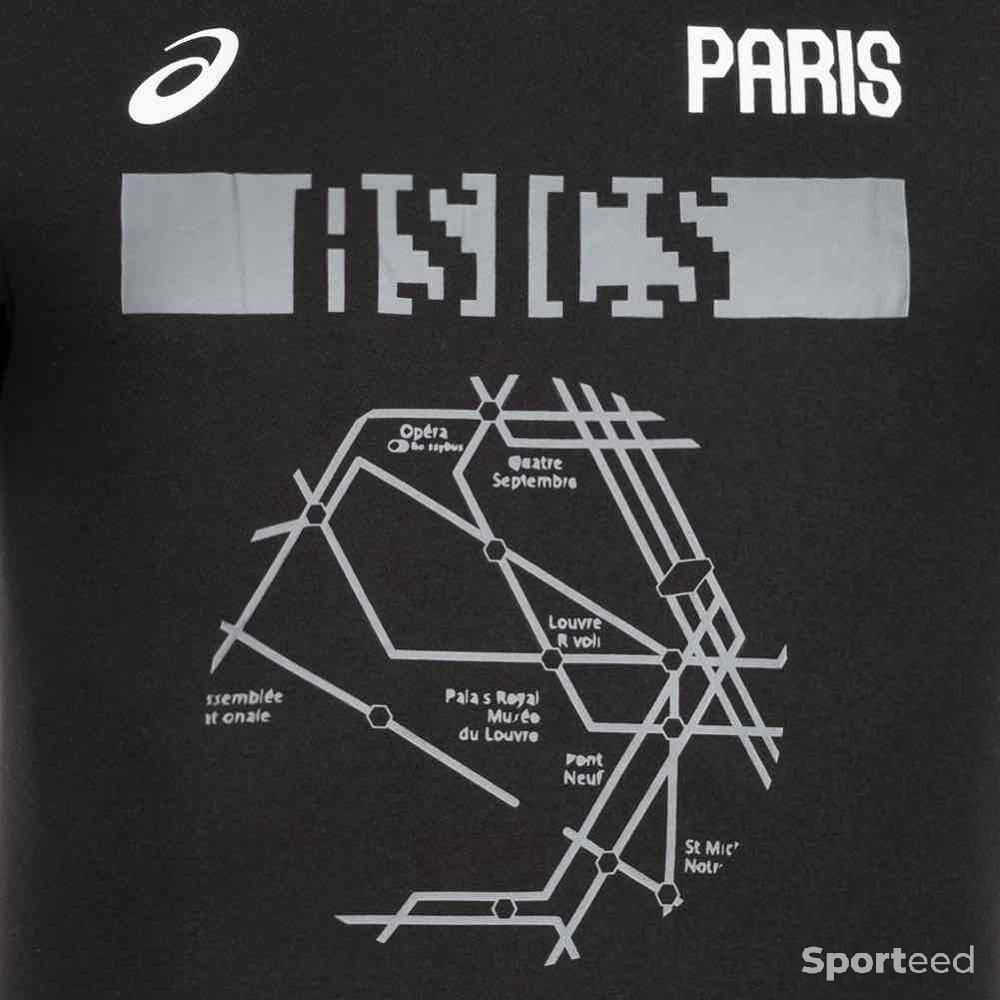 Sportswear - T-shirt Asics Paris City Noir Homme - photo 4