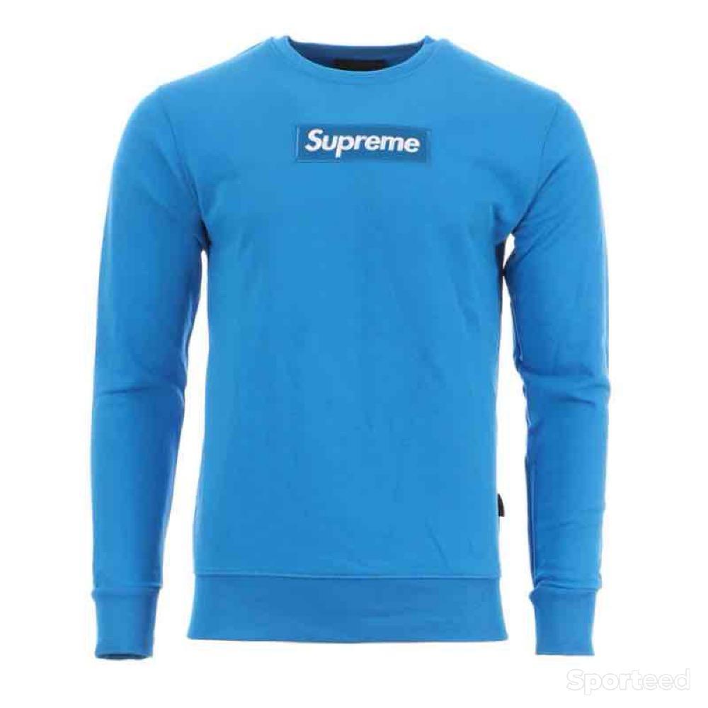 Sportswear - Sweat Supreme Bleu Homme - photo 1