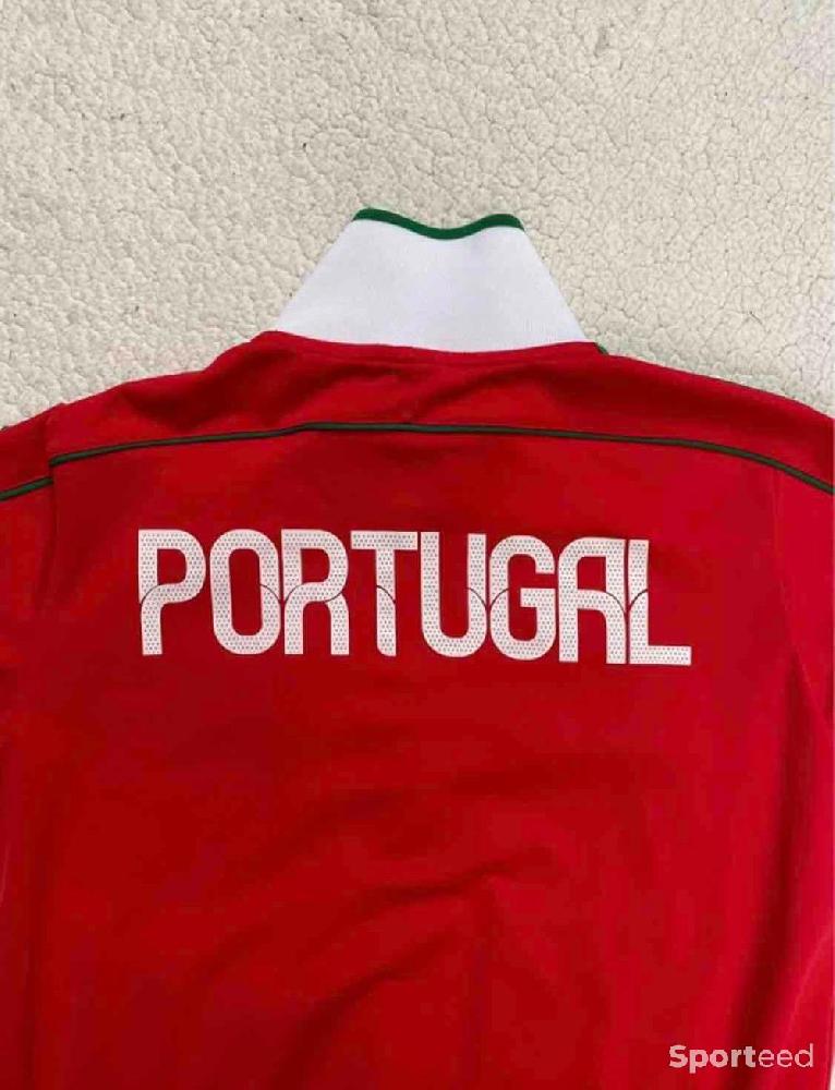 Football - Veste Football Portugal Vintage Rouge - XS - photo 5