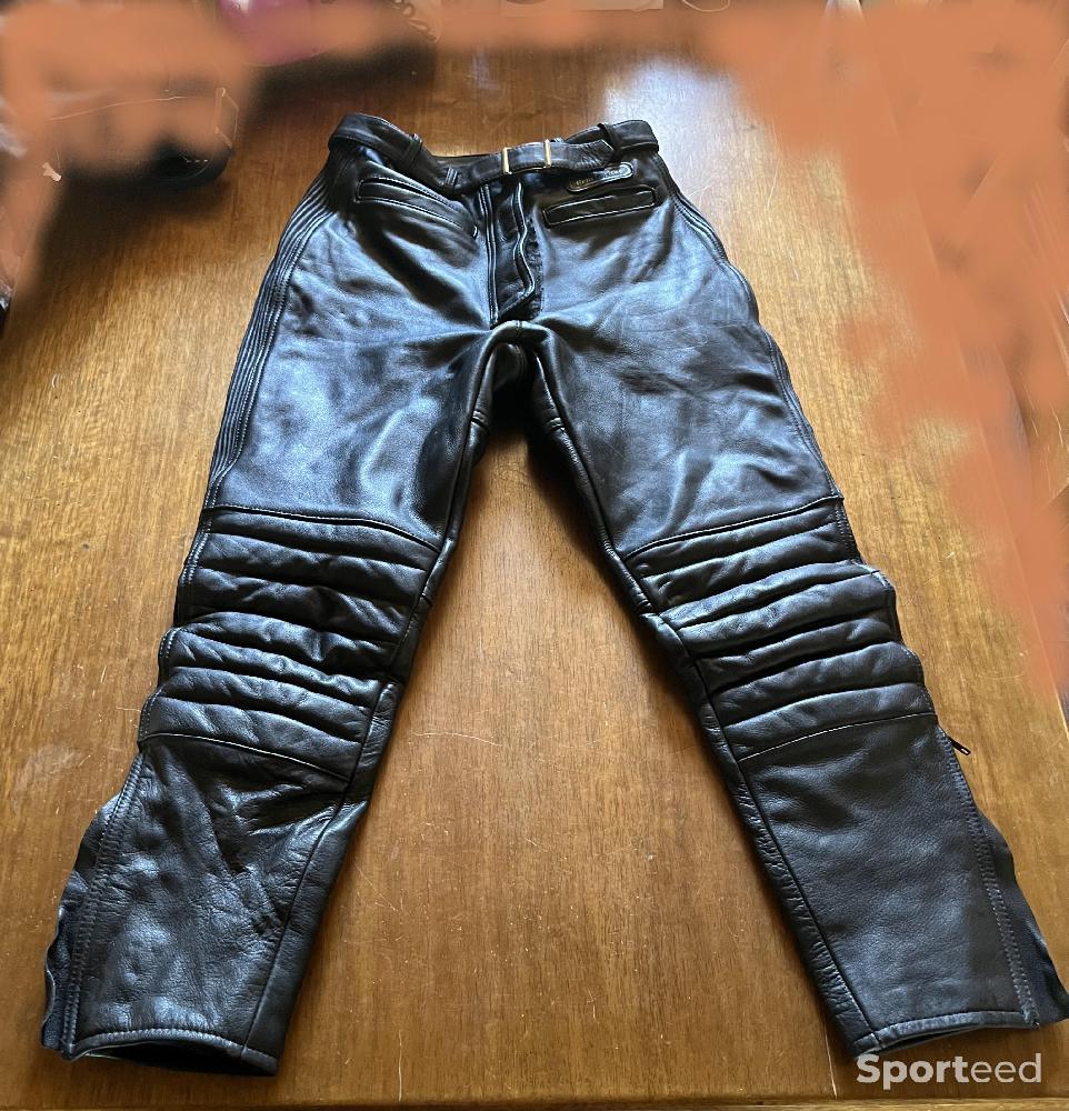 Moto route - Pantalon cuir moto Hein Gericke (36) - photo 1