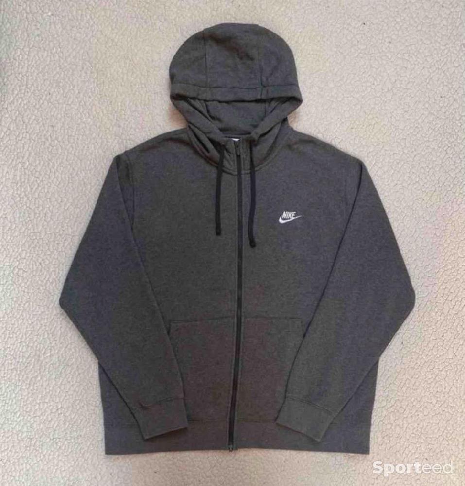 Sportswear - Pull/Sweat Zip Nike Fleece Sportwear Gris Foncé - XL - photo 1