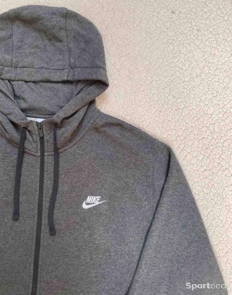 Sportswear - Pull/Sweat Zip Nike Fleece Sportwear Gris Foncé - XL - photo 2