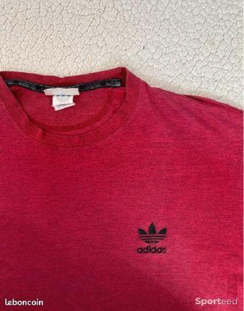 Sportswear - Tee-Shirt Adidas Rouge Bordeaux - XL - photo 2