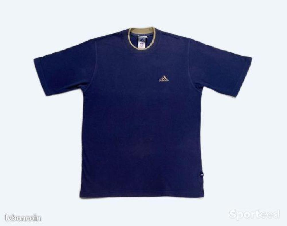 Sportswear - Tee-Shirt Adidas Vintage Bleu - L - photo 1