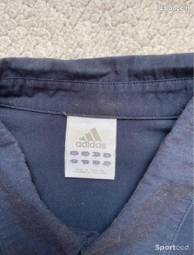 Sportswear - Chemise Adidas Vintage Bleu - L - photo 3