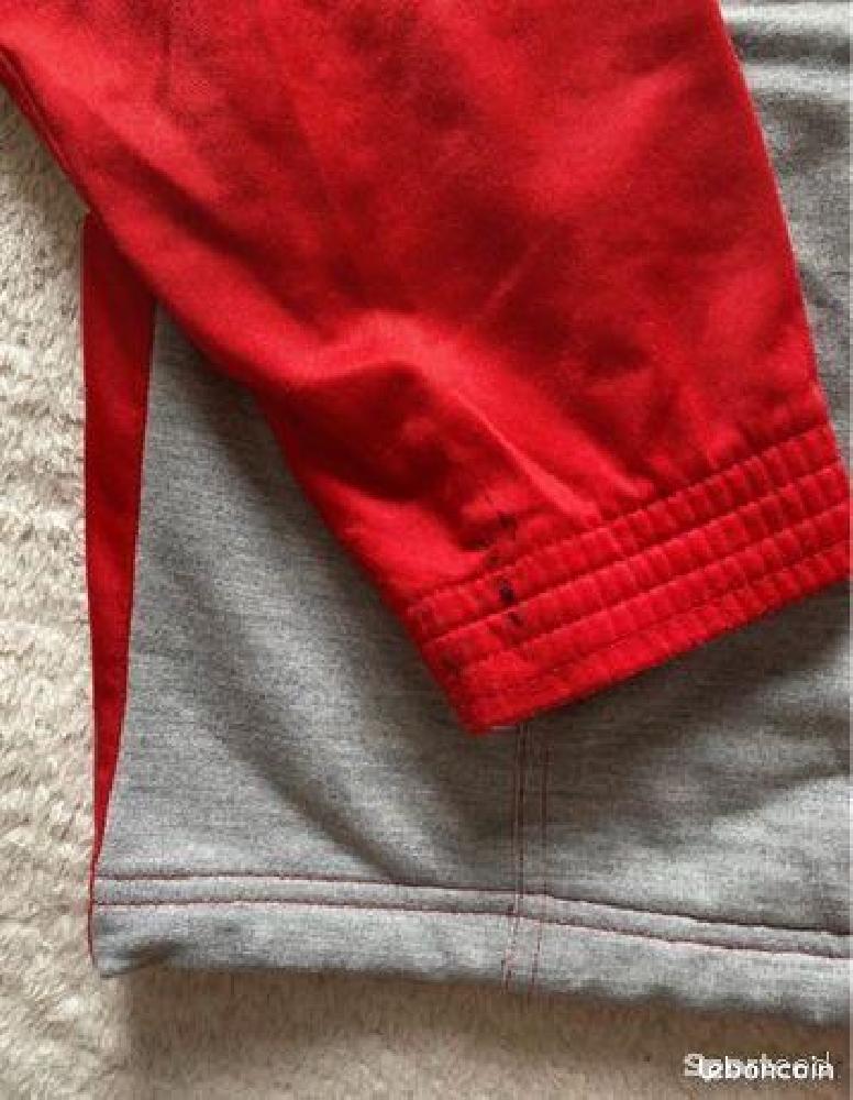 Sportswear - Sweat Lotto Vintage Rouge/Gris - M - photo 3