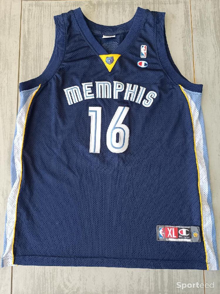 Basket-ball - Maillot basketball brodé Pau Gasol Grizzlies XL - photo 1