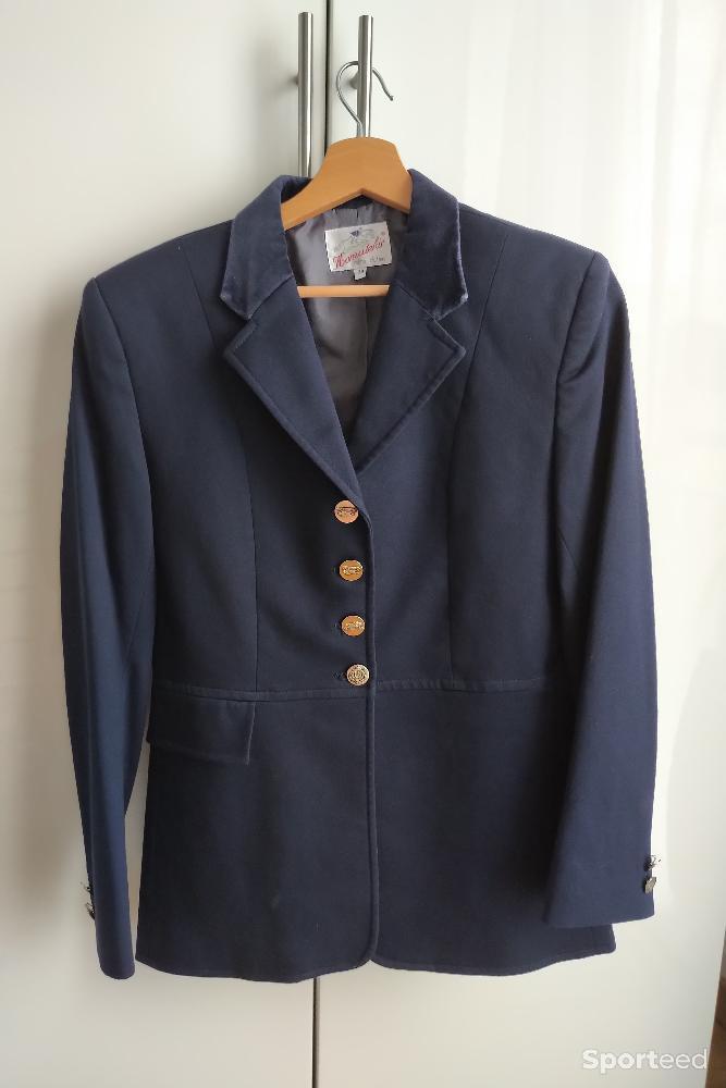 Equitation - Veste de concours bleue marine femme Komutekir taille 38 - photo 2