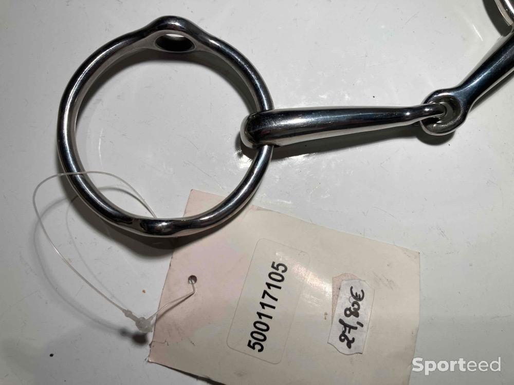 Equitation - Filet releveur inox canon plein 14mm 105 - photo 2