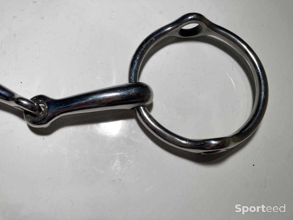 Equitation - Filet releveur inox canon plein 14mm 105 - photo 3