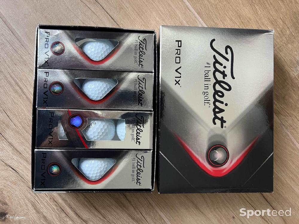 Golf - Boite de 12 Balles de golf neuves Titleist Pro v1x - photo 2