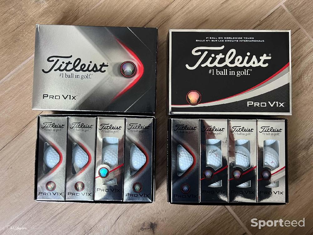 Golf - Boite de 12 Balles de golf neuves Titleist Pro v1x - photo 4