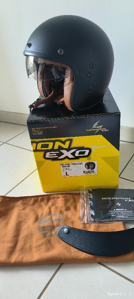 Moto route - Casque Scorpion Belfast Evo Luxe / Taille L - photo 2