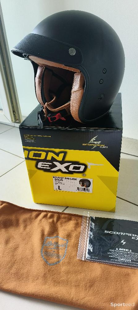 Moto route - Casque Scorpion Belfast Evo Luxe / Taille L - photo 3