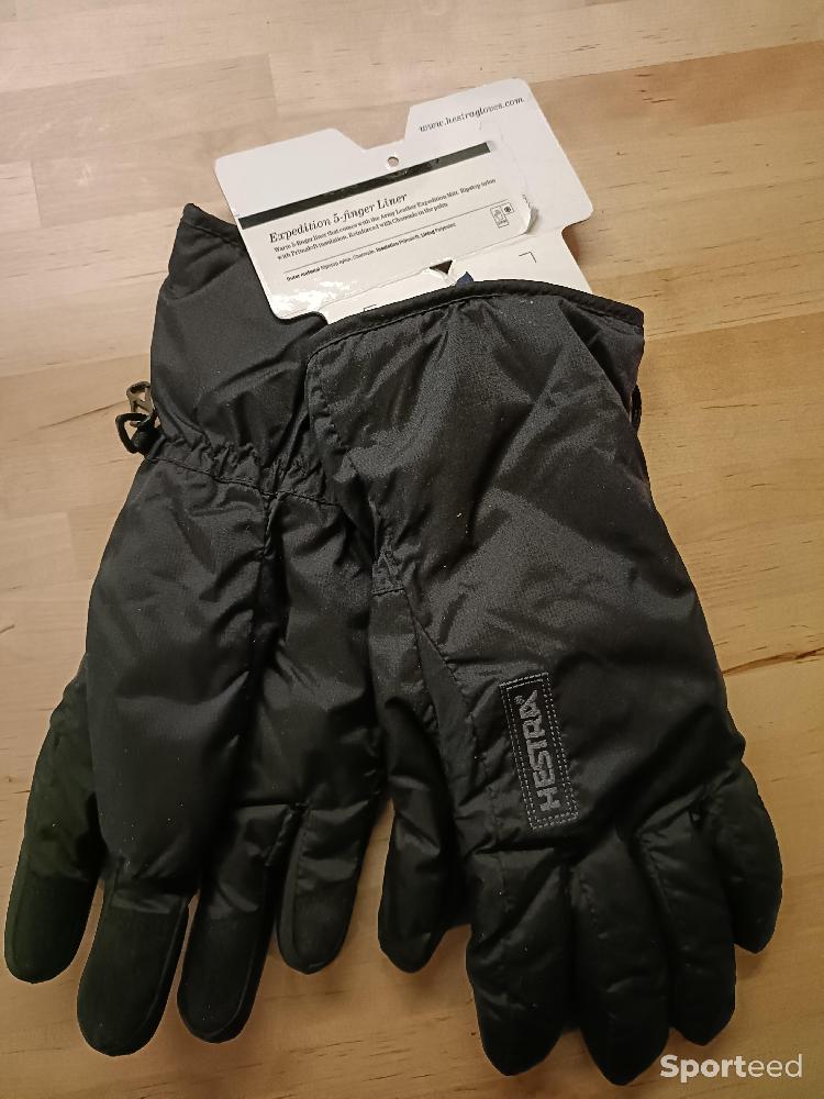 Ski alpin - Hestra Gants Expedition Liner  Touch point linner Noir Taille 7 - photo 1