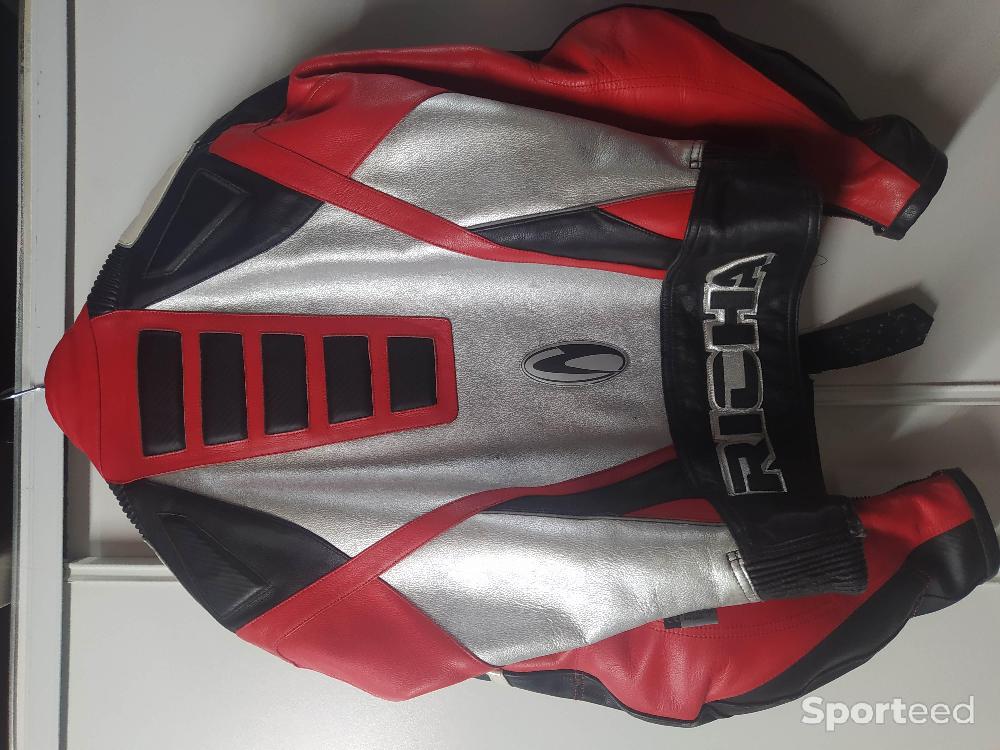 Moto route - Blouson moto cuir - photo 2