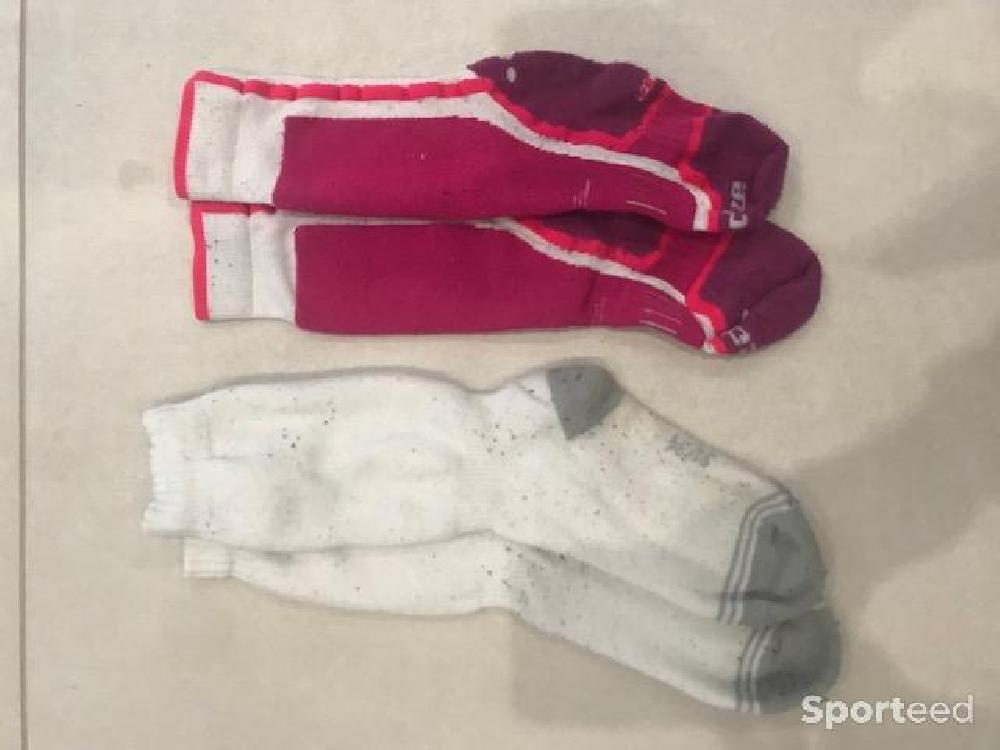 Alpinisme - Lot de 2 paires de chaussettes ski enfant Wed'ze - 31/34 - photo 2