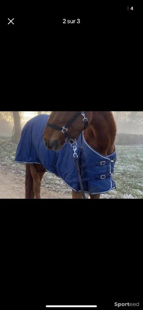 Equitation - impermeable couverture 400 bleu - photo 1