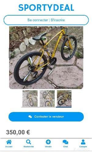 VTT velobecane d occasion Homme V lo tout terrain VTT 17