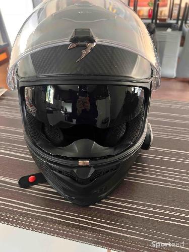 Moto route -  casque SCORPION Exo 1400 Air Carbon Noir Mat - photo 6