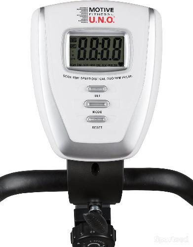 Fitness / Cardio training - Vélo d'appartement Semi-Pro MOTIVE FITNESS U.N.O HT 400 Blanc/Noir - photo 6