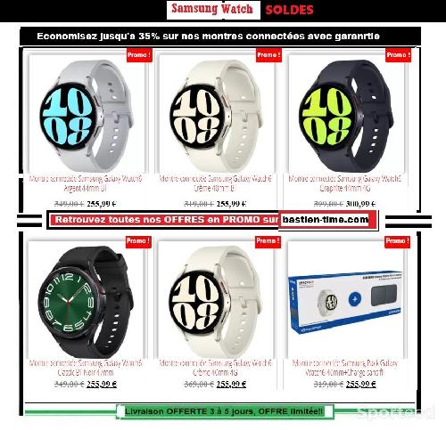 Montre connectée SAMSUNG WATCH
