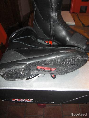 Moto route - DEMI-BOTTES MOTO TCX X-RIDE WATERPROOF NOIRE - photo 6