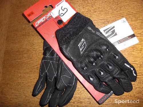 Moto route - GANTS FIVE STUNT LEATHER AIR GLOVE BLACK M NEUFS - photo 4